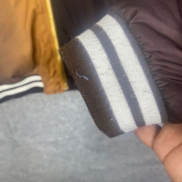 Lrg Lifted Research Group Bomber Jacket Mens M Varsity Windbreaker Ombre - Picture 8 of 13